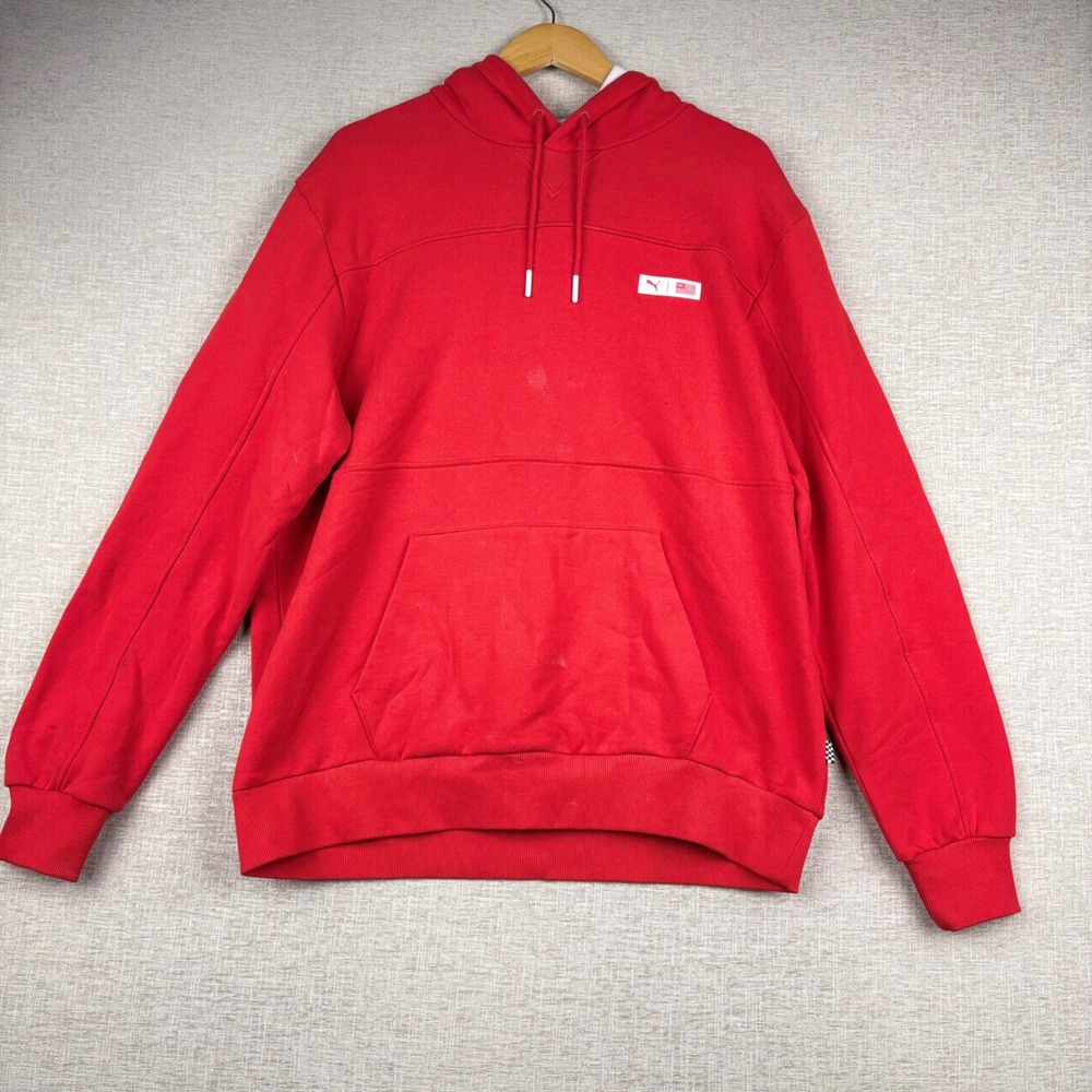 Puma x TMC The Marathon Clothing Hoodie Red Mens Large Nipsey Hussle Collab